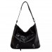 Женская кожаная сумка 0760 BLACK